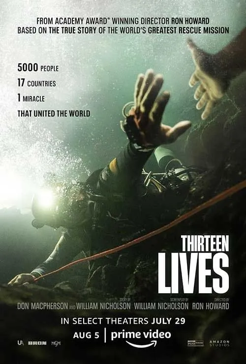 Movie poster for Thirteen Lives on brixiptv